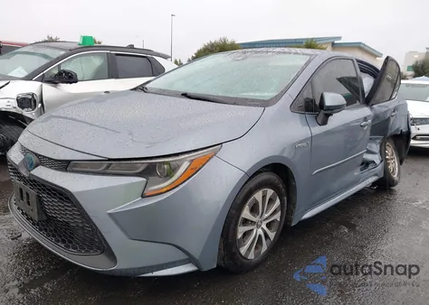 2021 Toyota Corolla Hybrid Le from USA, damaged, VIN JTDEAMDE1MJ024596